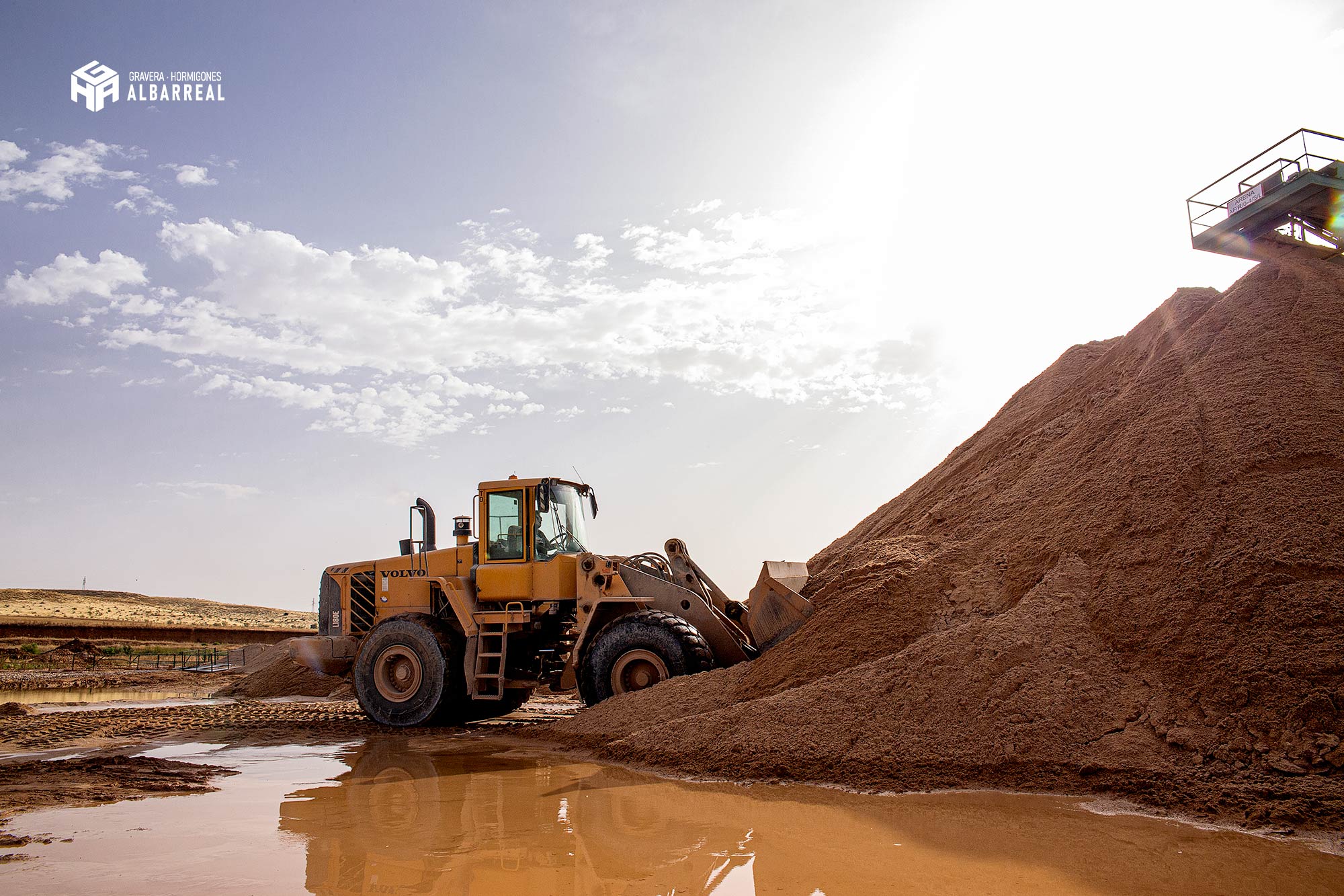 Proceso de producción de hormigón en Toledo